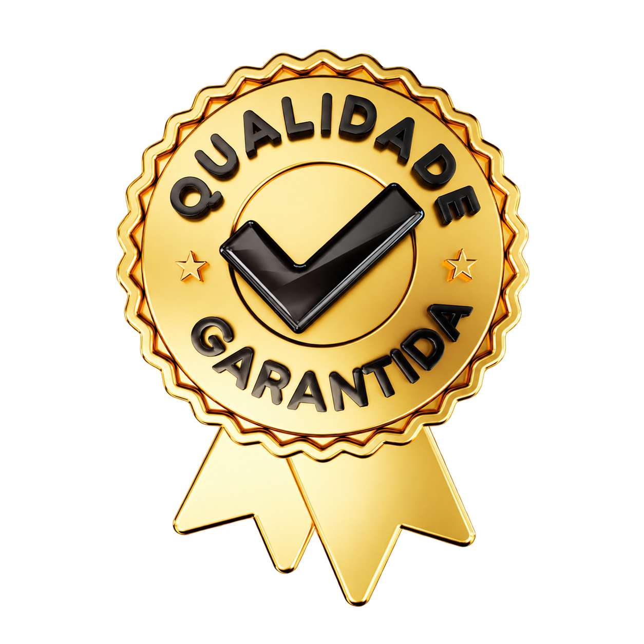 Sello dorado de calidad garantizada