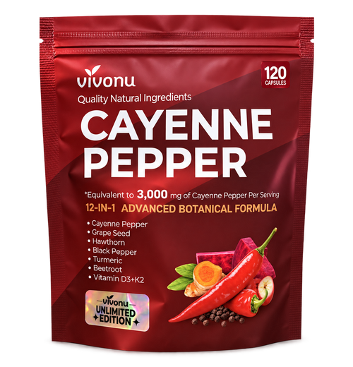 VIVONU Cayenne Pepper 12 en 1 - producto real