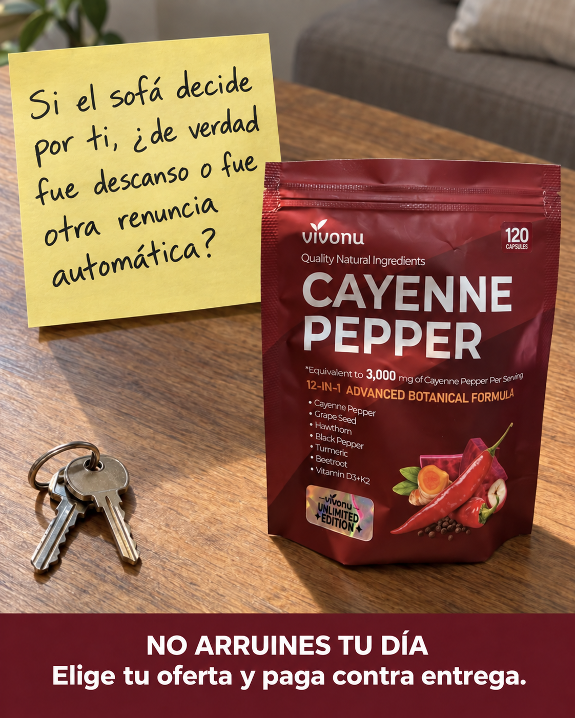 Producto en escena cotidiana