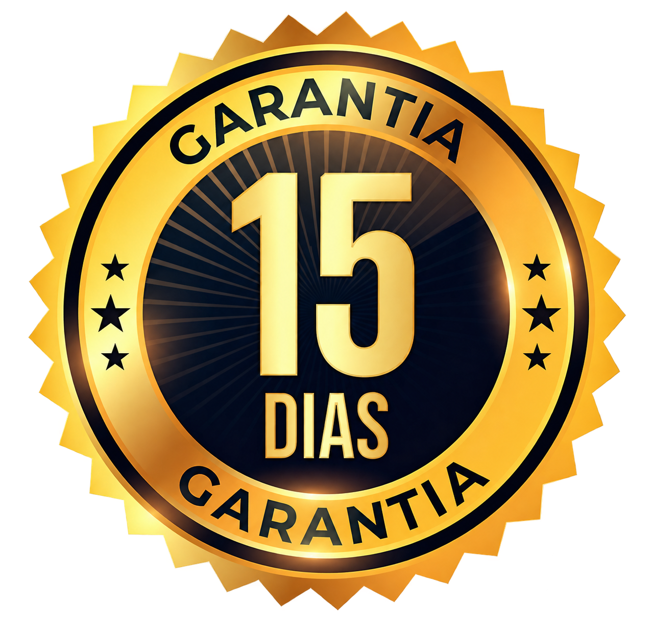 Sello dorado: garantía de 15 días
