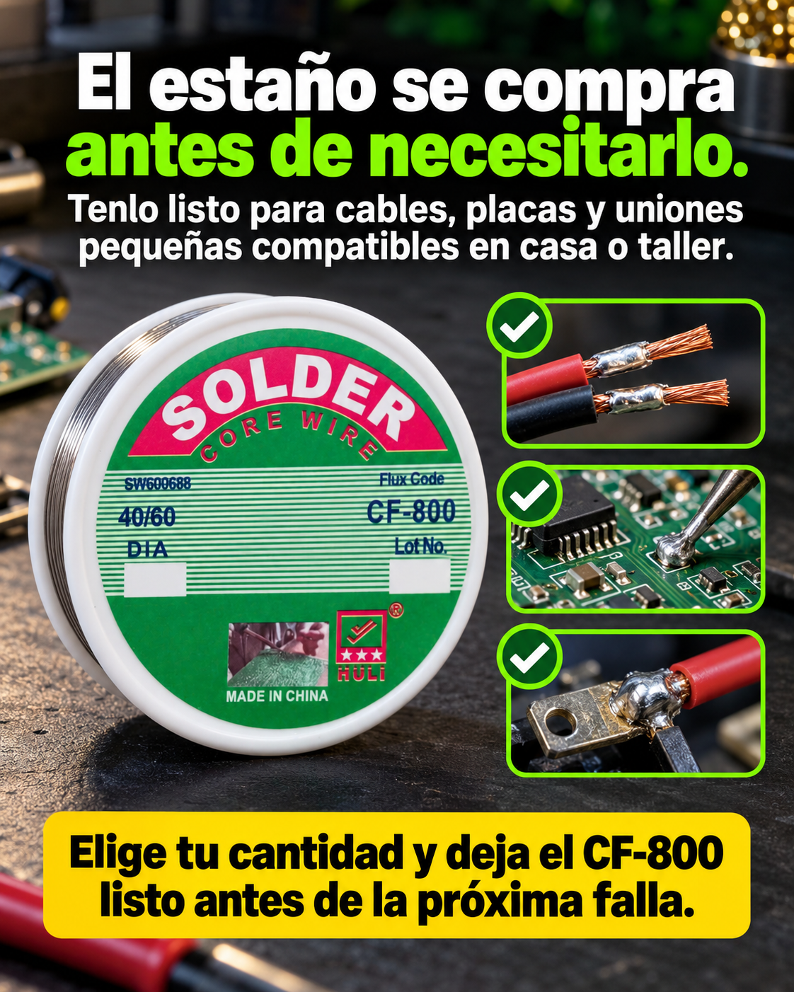CF-800 con conexiones compatibles