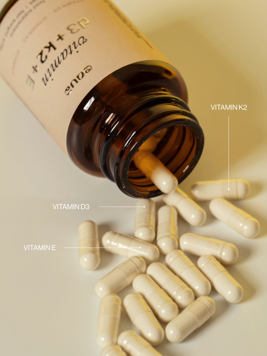 Cápsulas que representan la vitamina D3